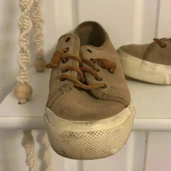 Tan and Brown Sperry Slip-On Shoes - Picture 3 of 13